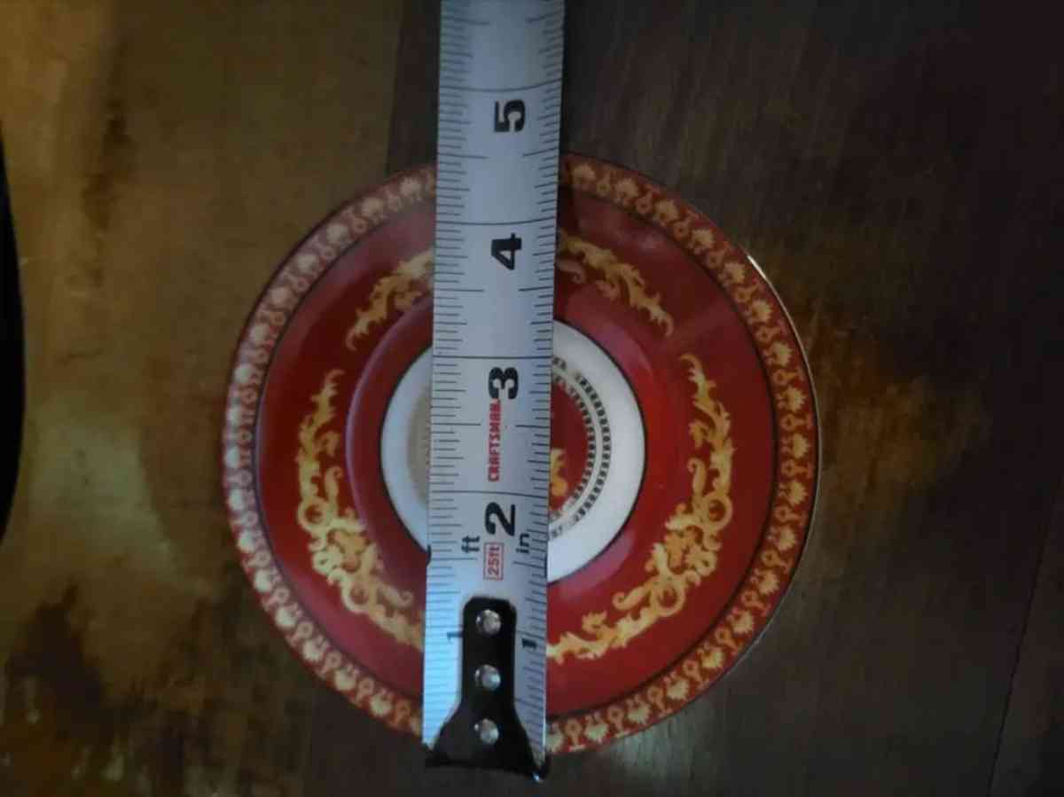 Bijoux Terner set of 3 tea cups with saucers