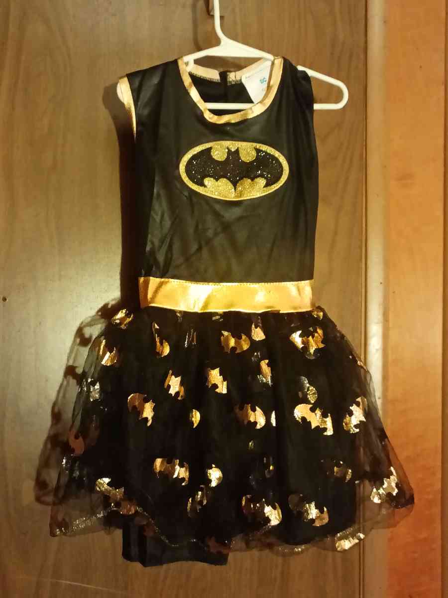 Toddler Girl size medium DC Batman Costume