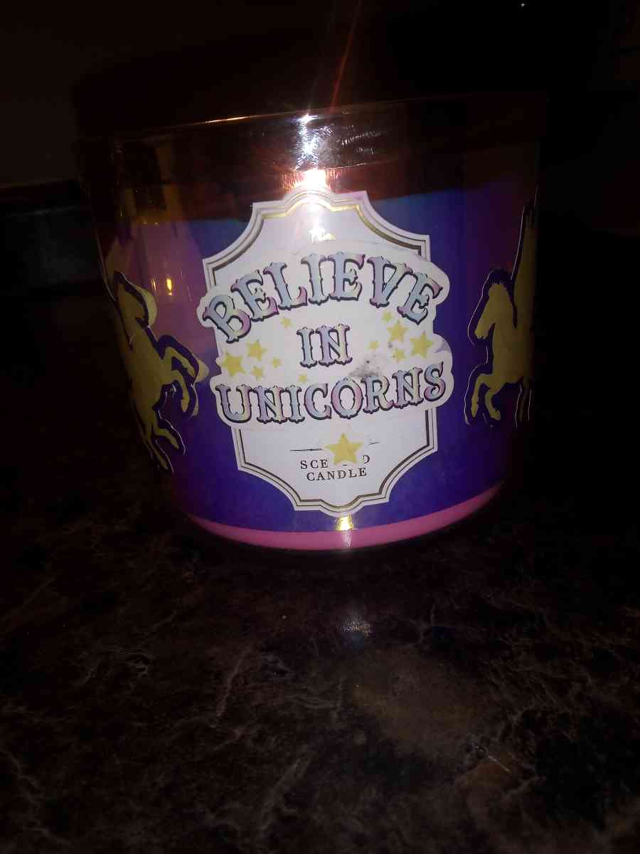 Homemade Rose scent candle