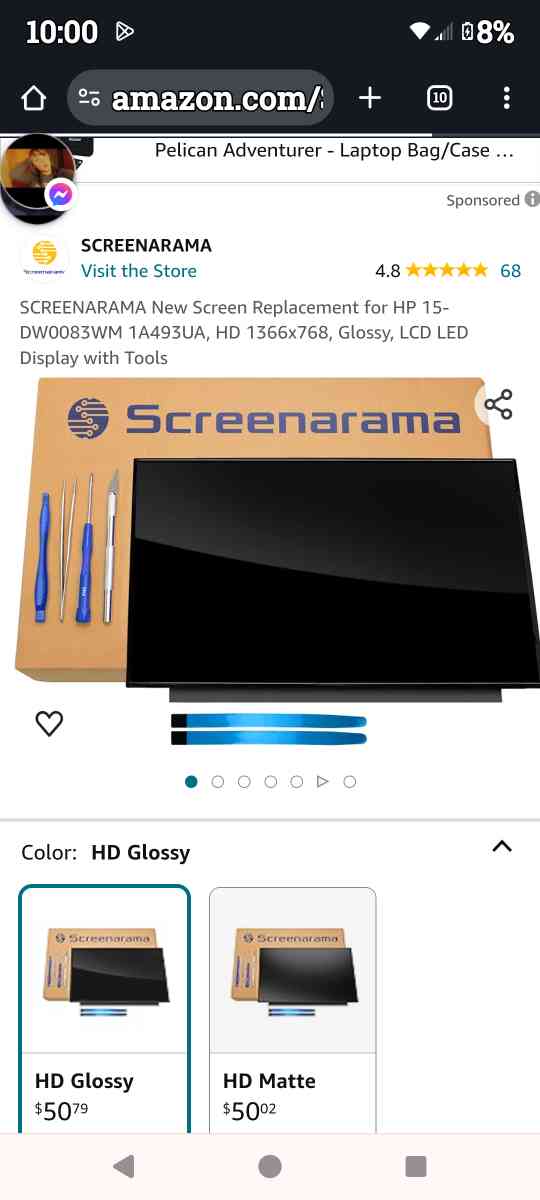 hp laptop need screen replaced