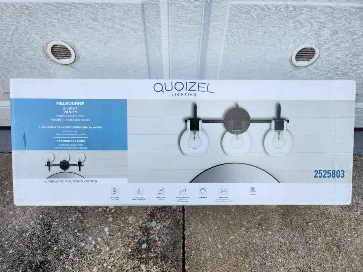 Quoizel Melbourne 3 Light Vanity Light