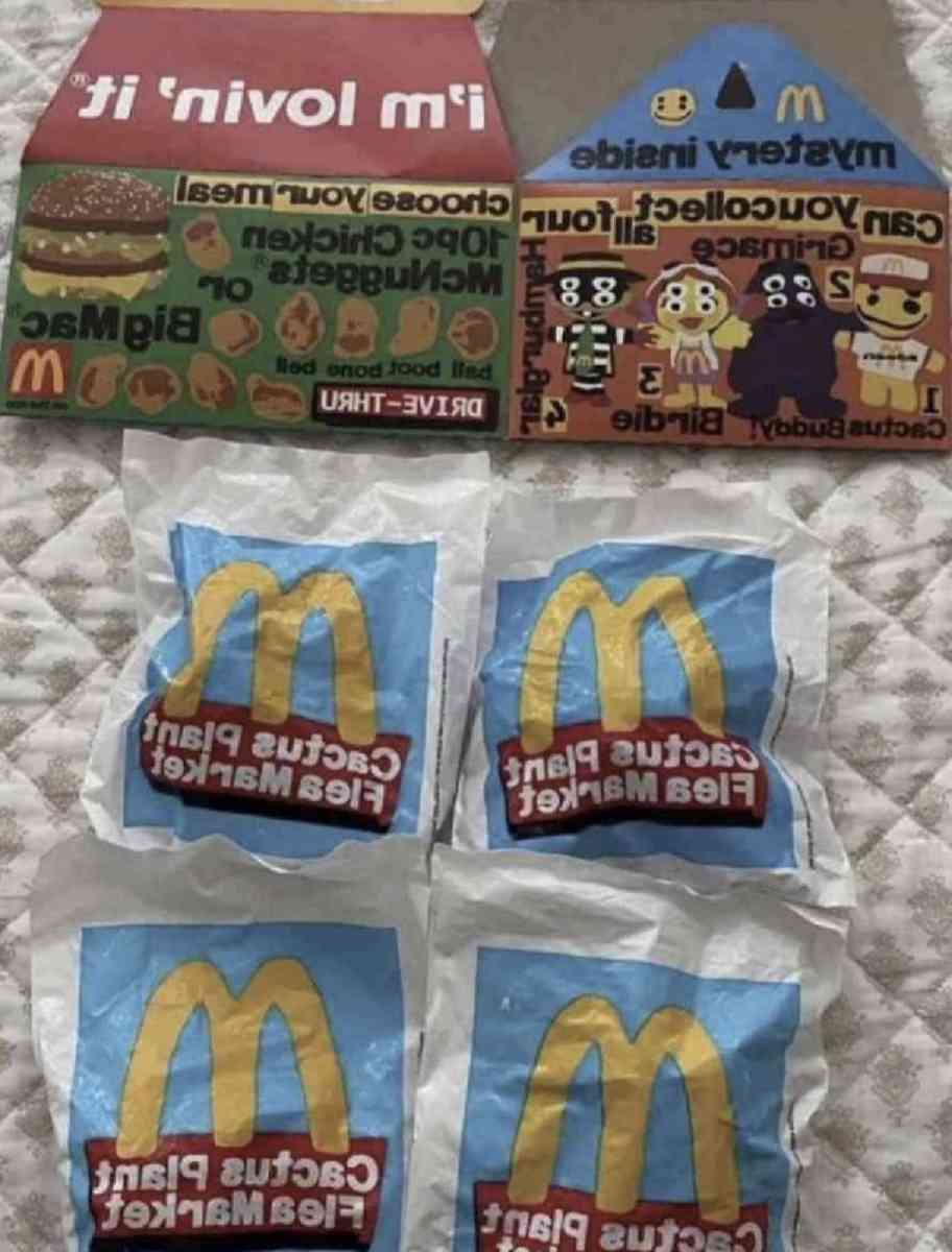 McDonalds Cactus Plant toys