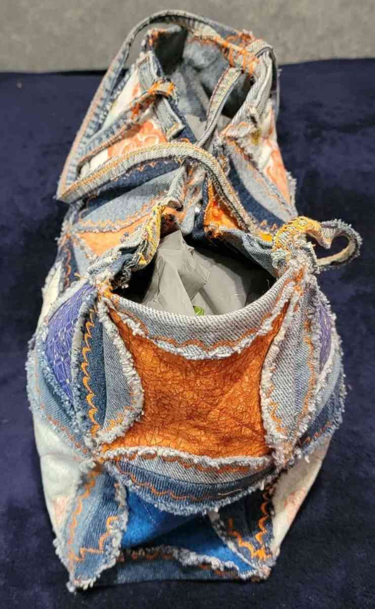 jean cathedral purse that a made