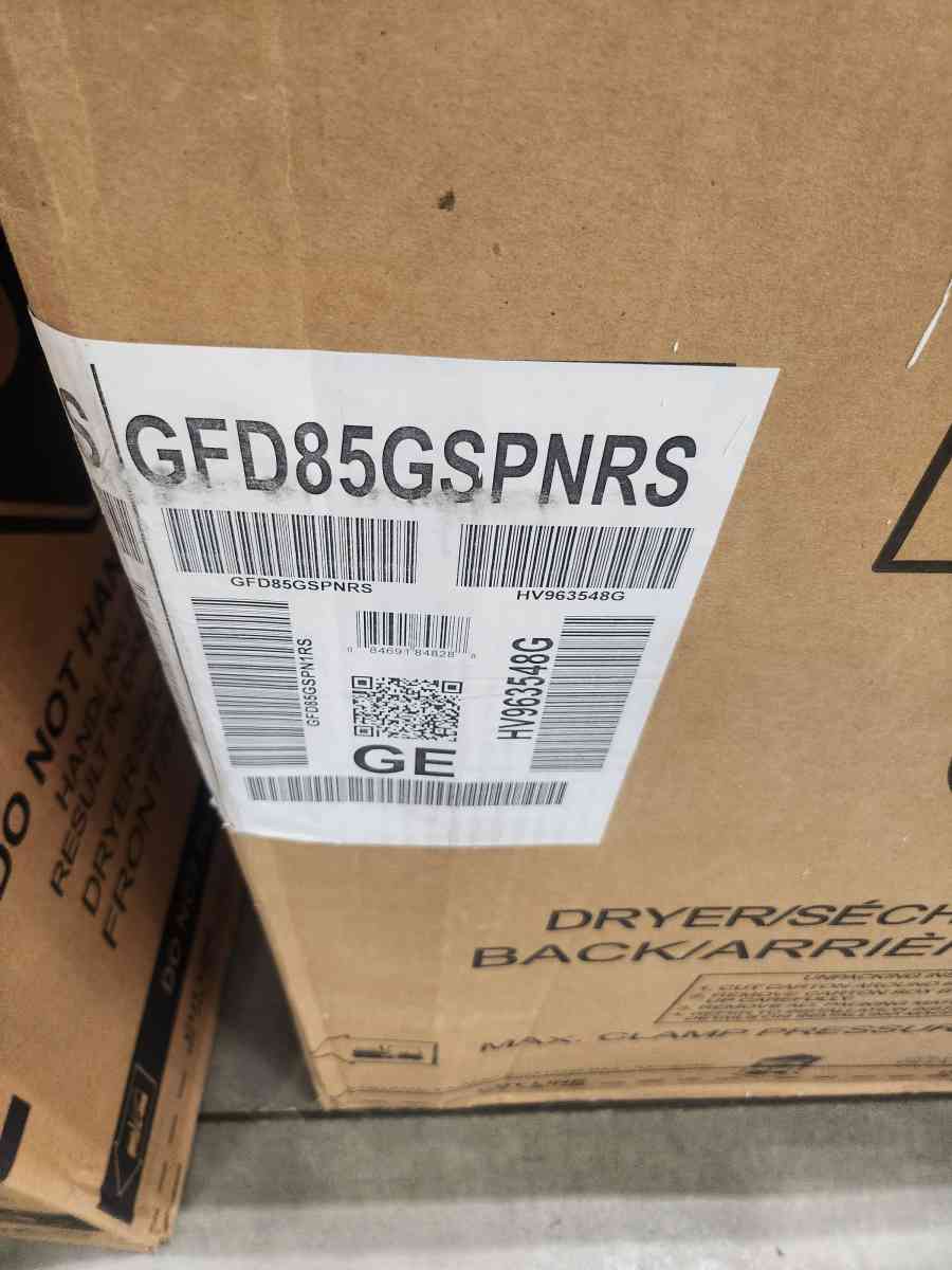 GE Smart Front Load Steam Dryer