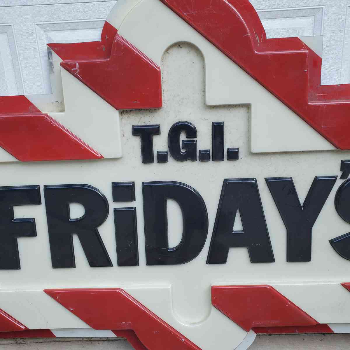TGI Fridays Plastic Molded Sign  95 x 65  RRR Signs