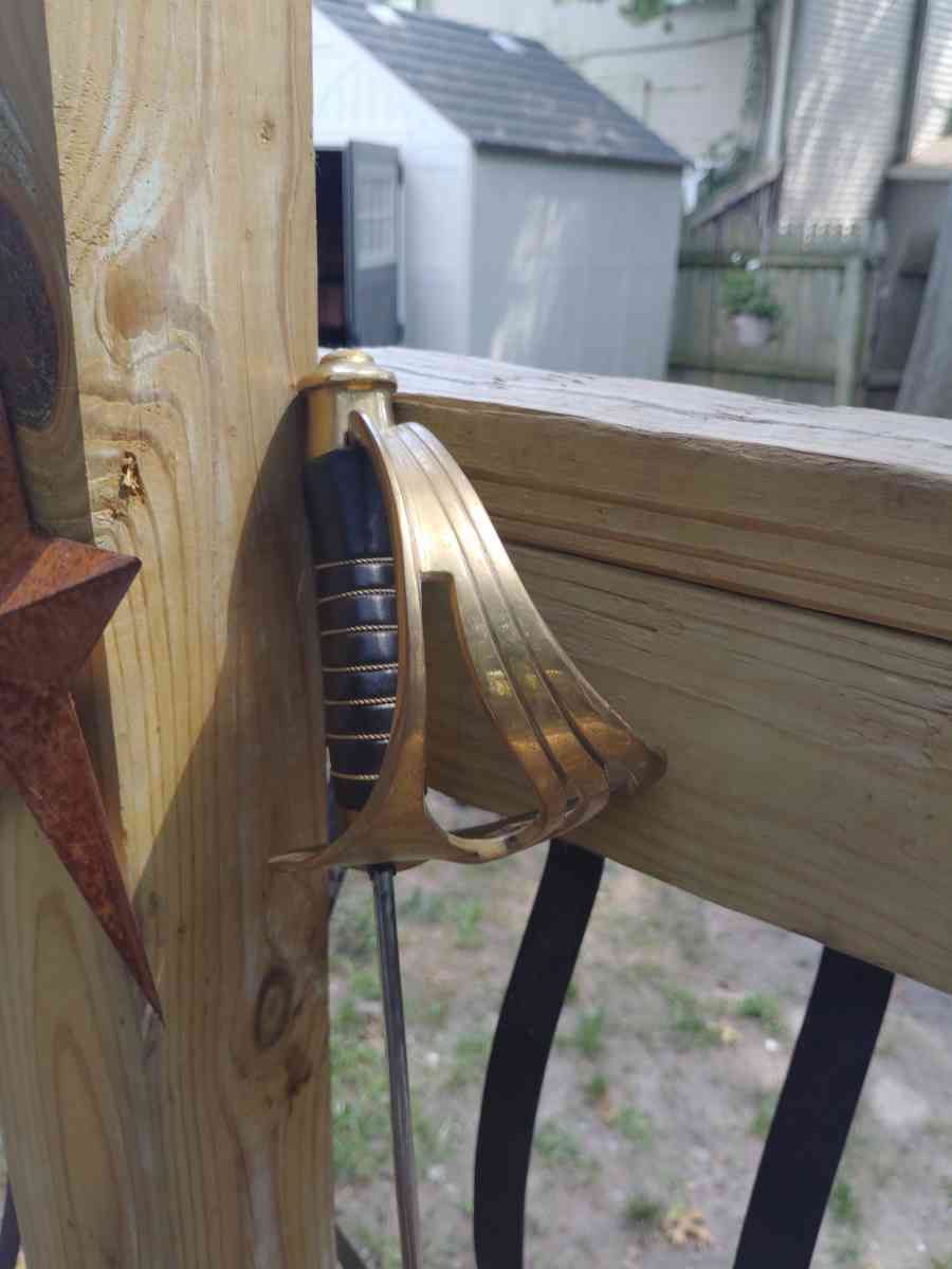 antique calvary sword