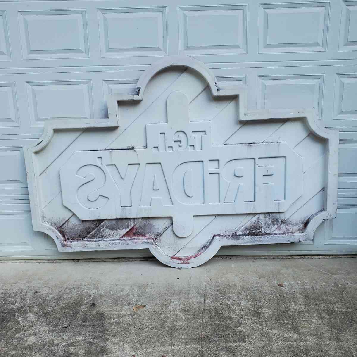 TGI Fridays Plastic Molded Sign  95 x 65  RRR Signs