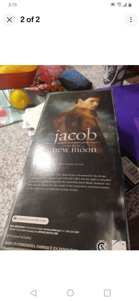 Barbie twilight doll new moon