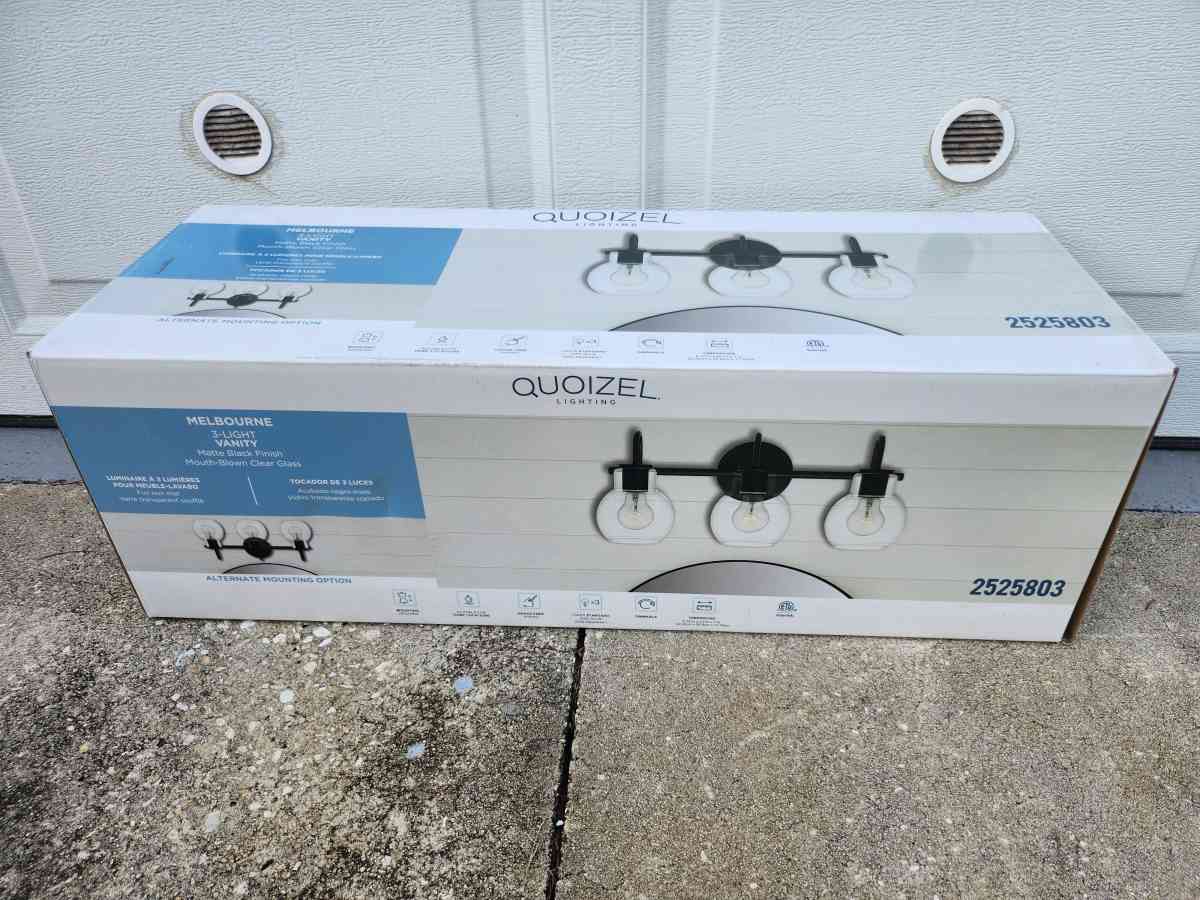 Quoizel Melbourne 3 Light Vanity Light