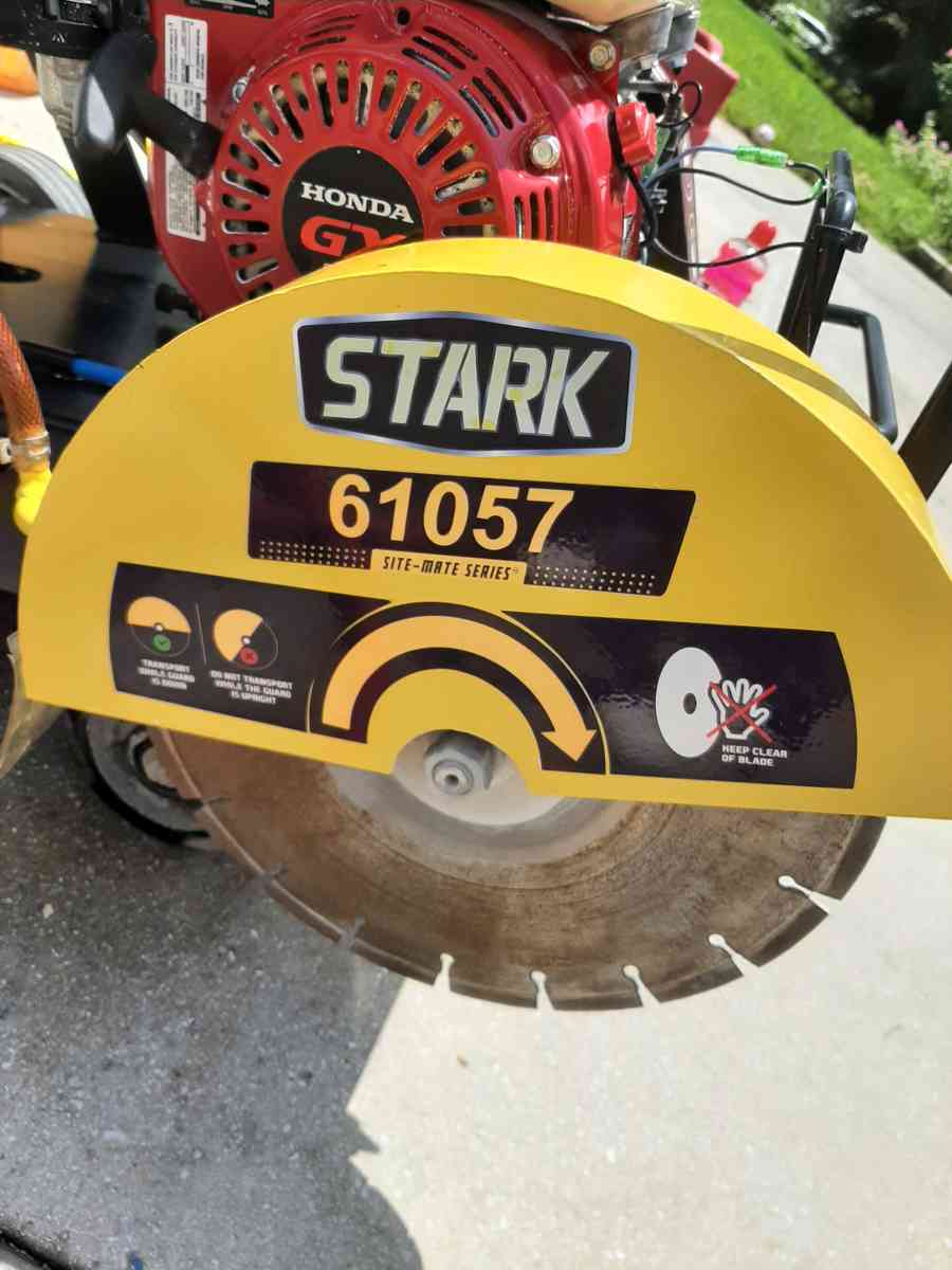 STARK USA 55 HP Concrete CutOff Walk Behind Saw Powered By H