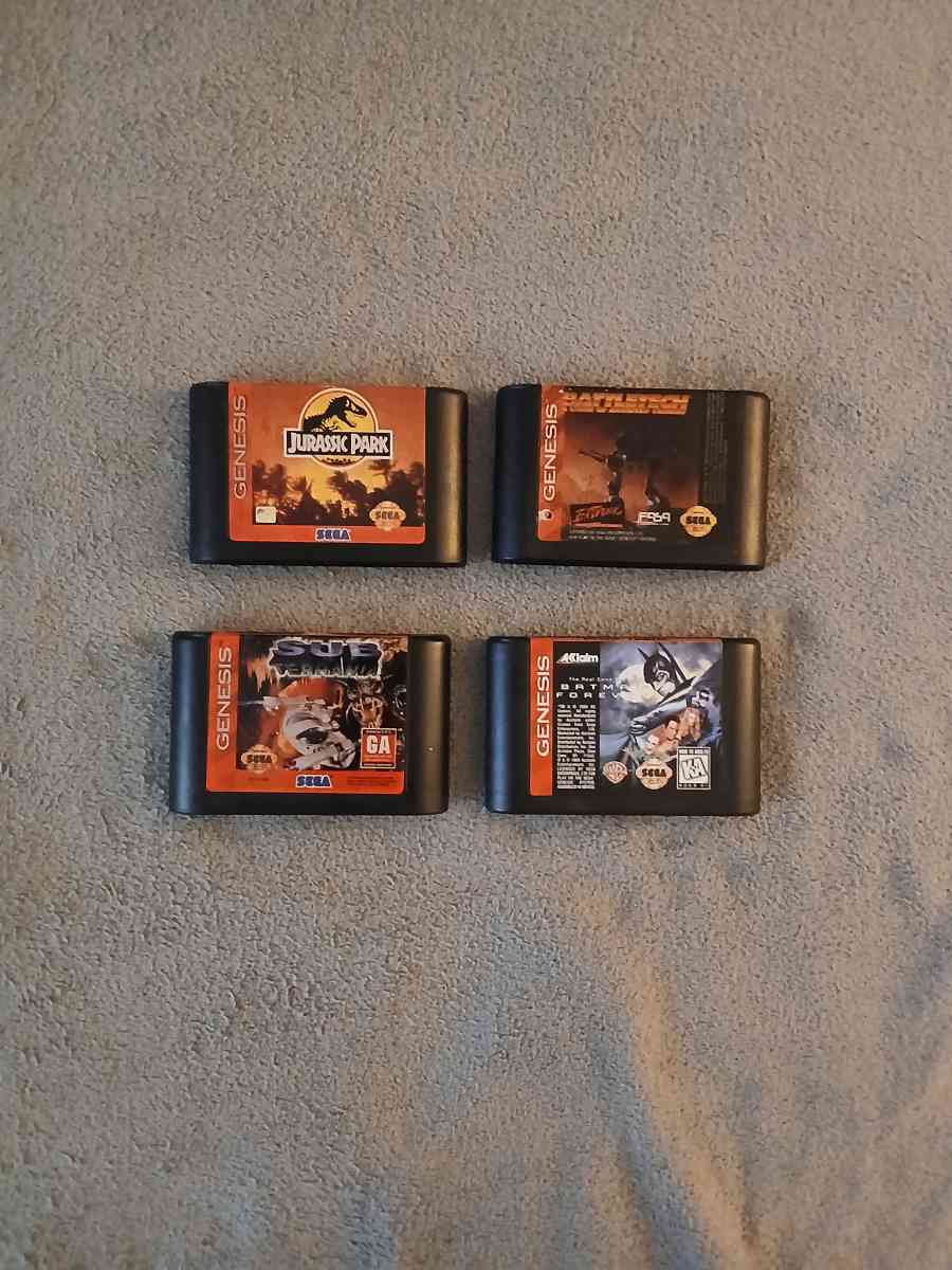 4 Sega Genesis Games for Sega Genesis