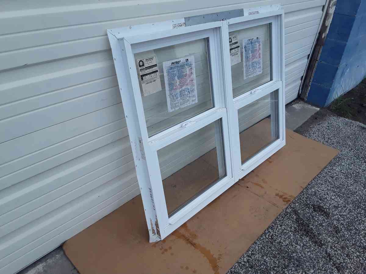 Nice White Double Hung Patriot Windows  Brand New