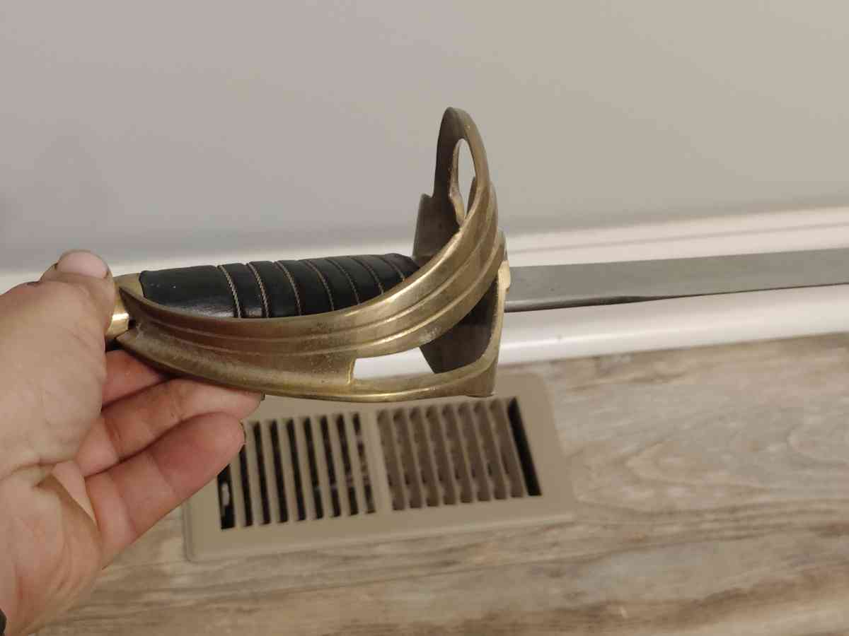 antique calvary sword