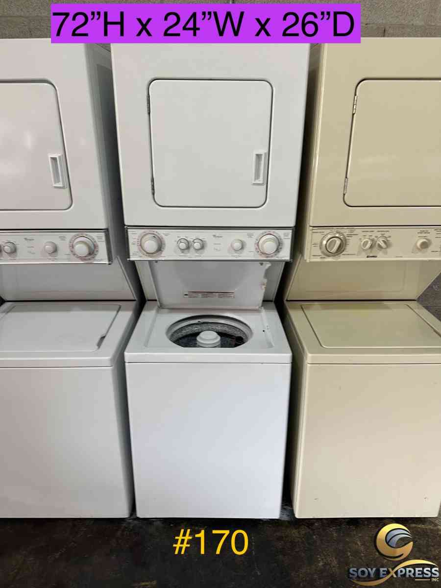 Whirlpool combo 24W washer and dryer stackable
