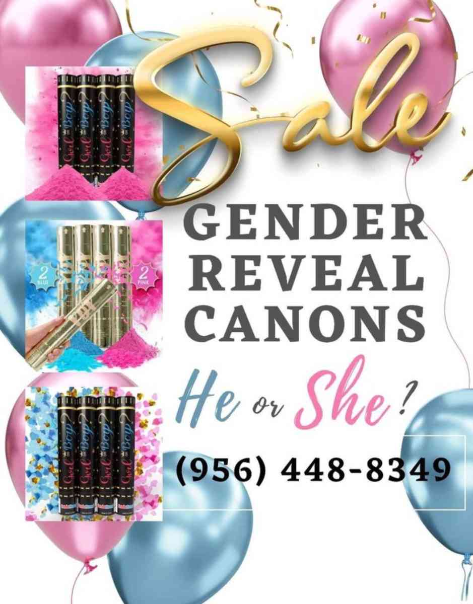 GENDER REVEAL CANONS