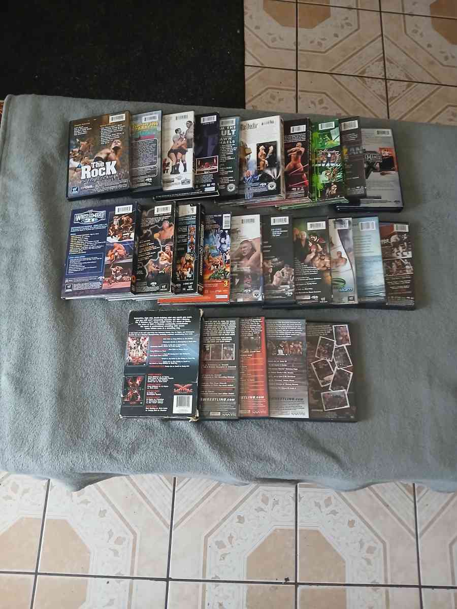 Lot Of 26 WWE And TNA Impact Wrestling DVDs
