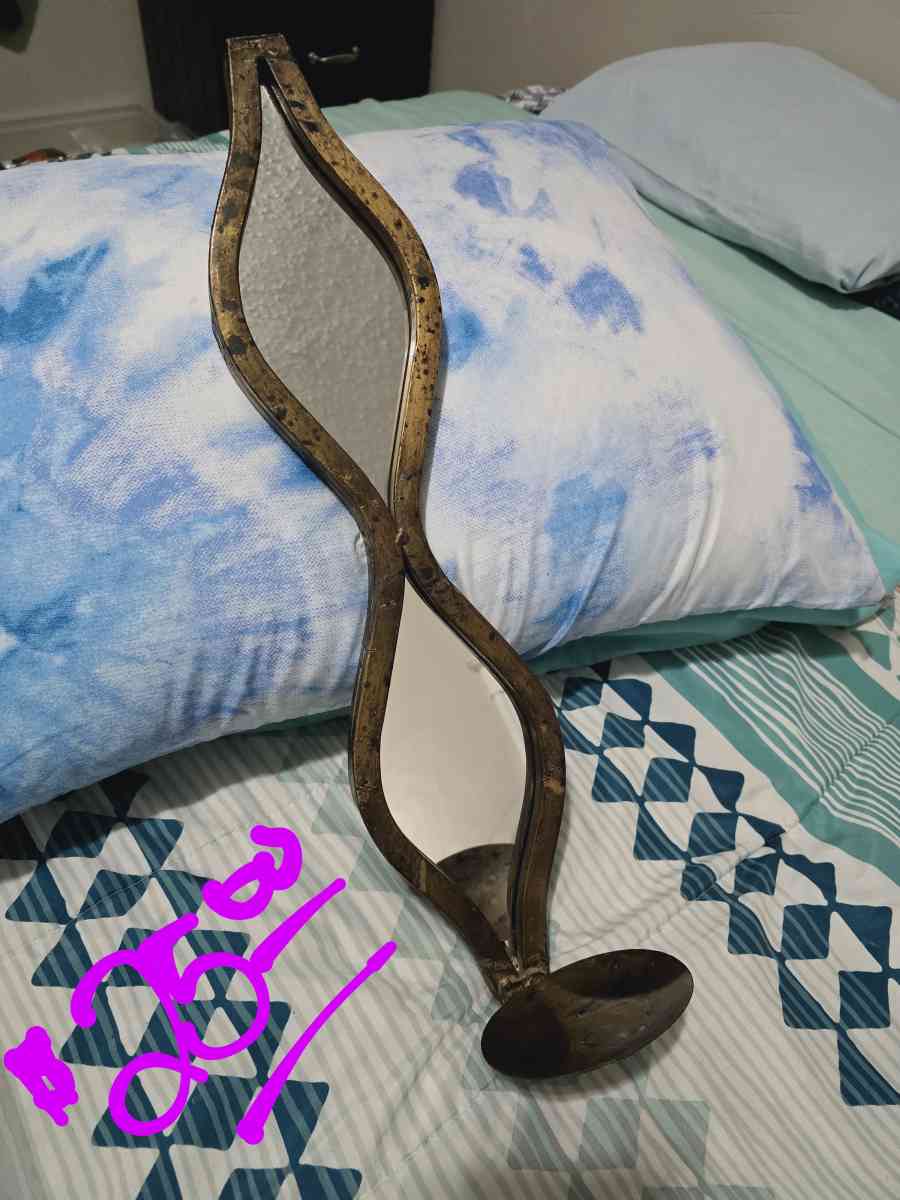 Vintage Wall Mirror Candle Holder