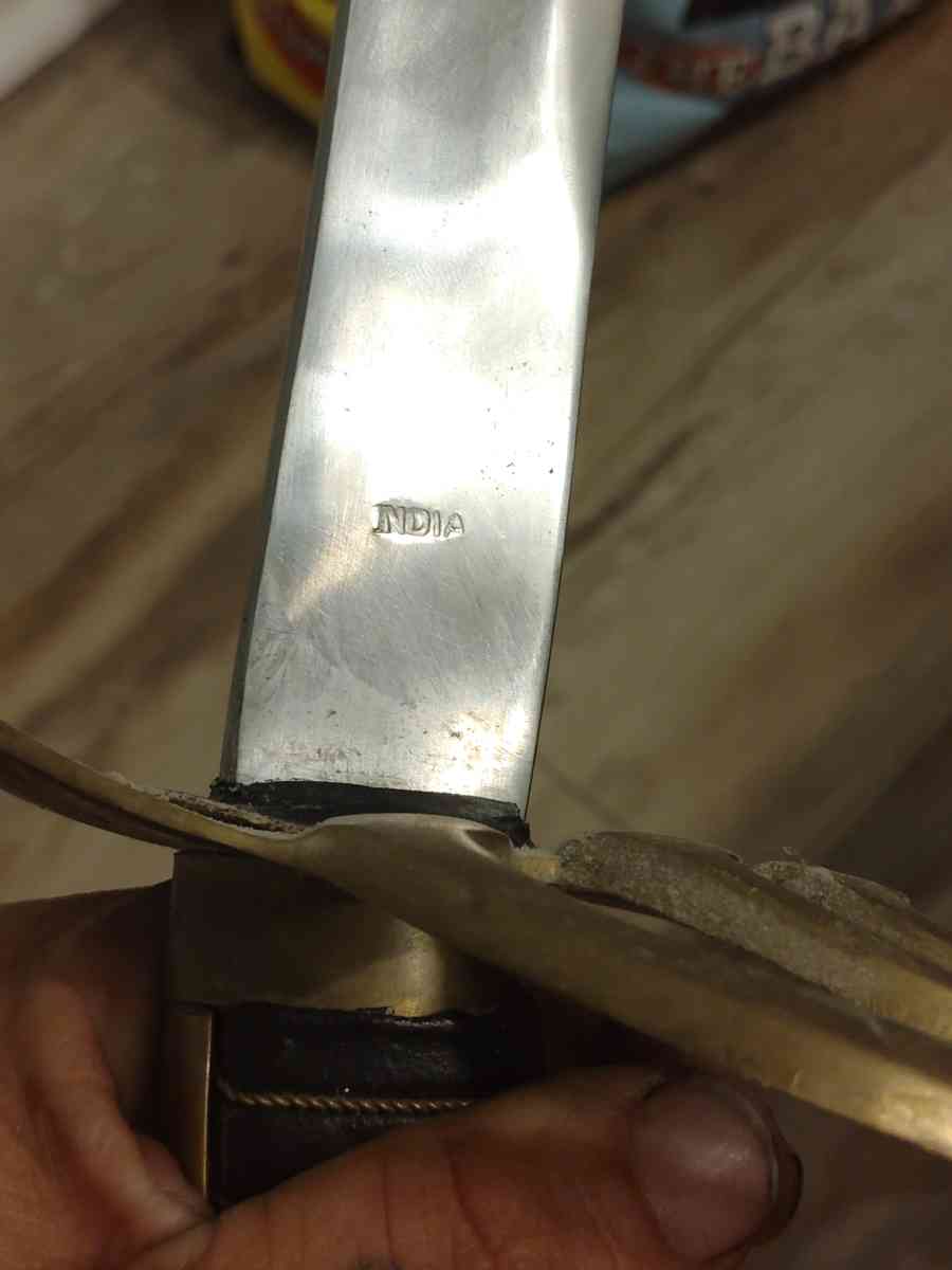 antique calvary sword