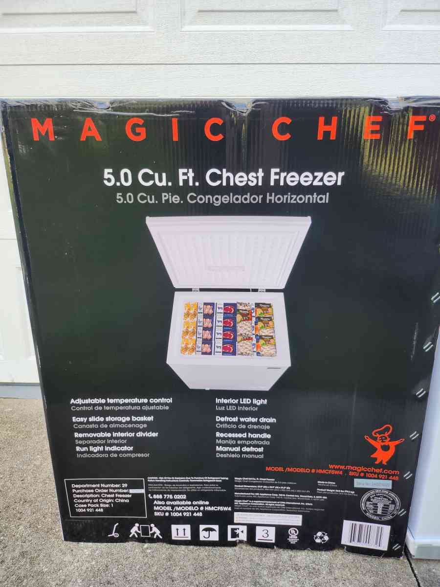 Magic Chef Chest Freezer