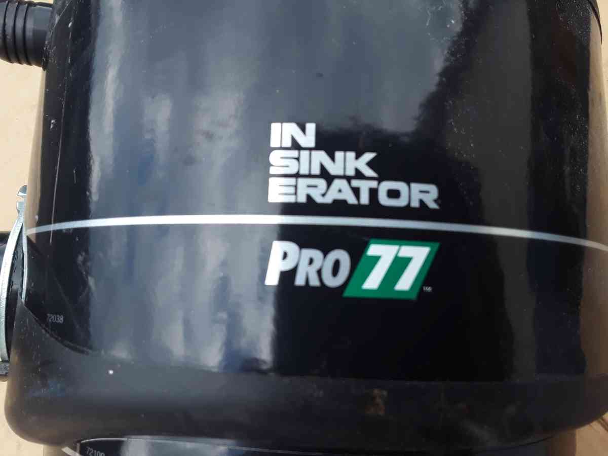 In Sink Erator Pro 77 1 Horse Power Motor OEM Like New