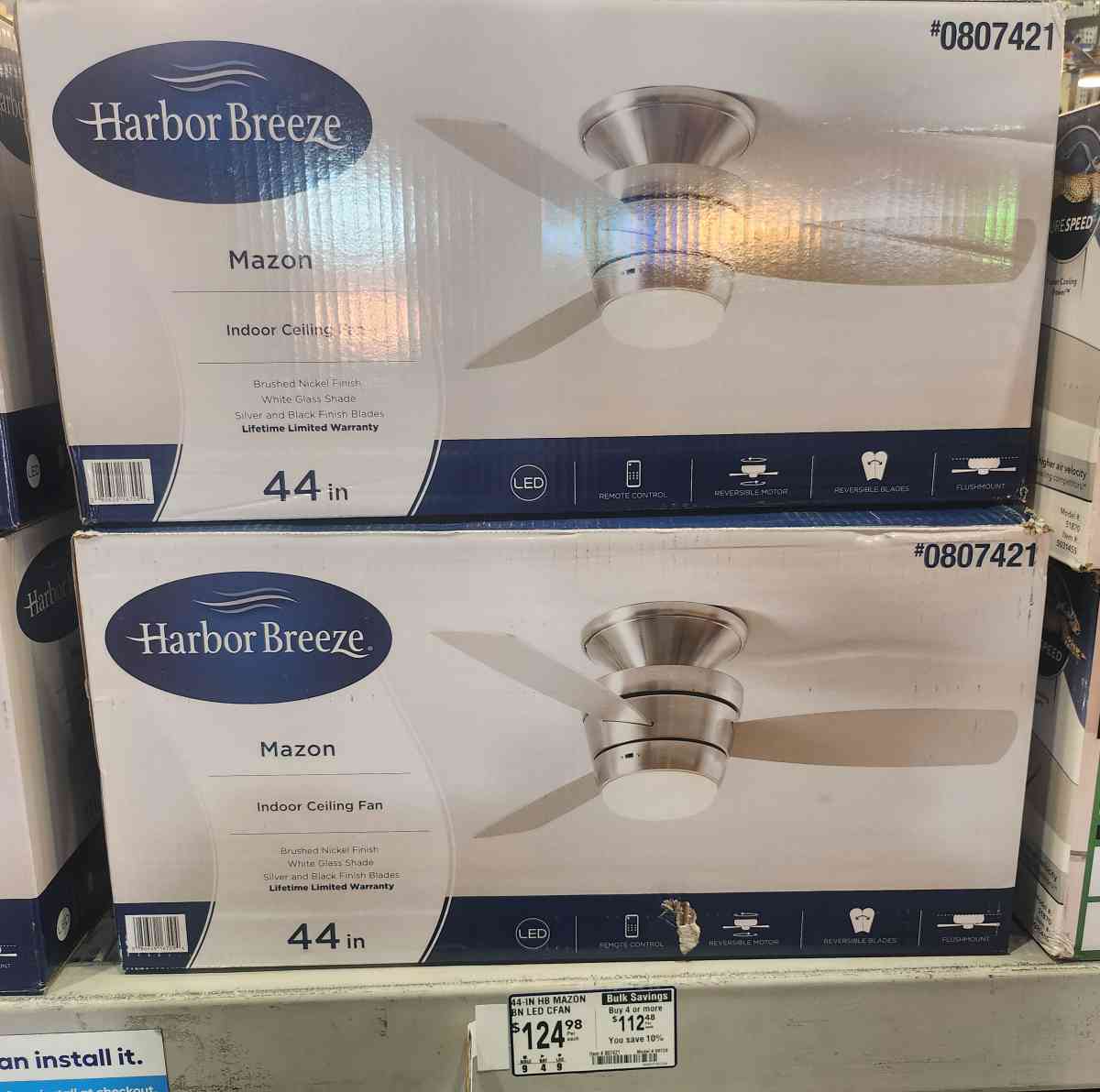 Harbor Breeze Mazon Ceiling Fan BRAND NEW