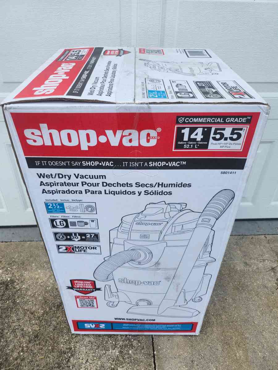 Shop Vac WetDry Vacuum BRAND NEW
