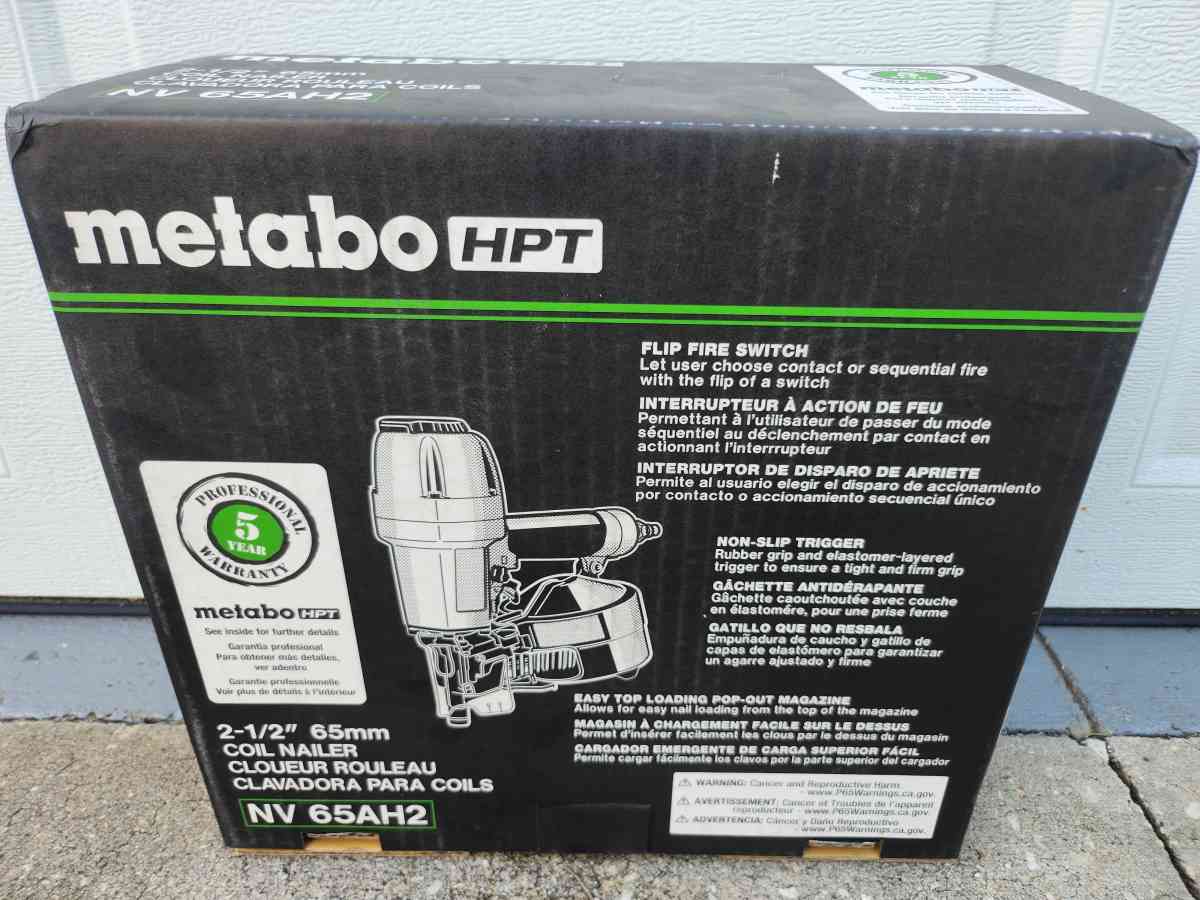 Metabo HPT Pneumatic Coil Siding Nailer