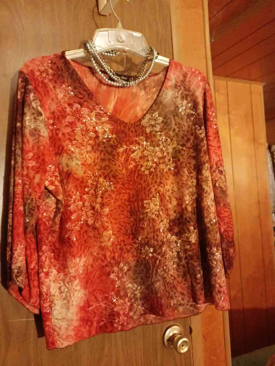 Womens Shirt Necklace sold separately