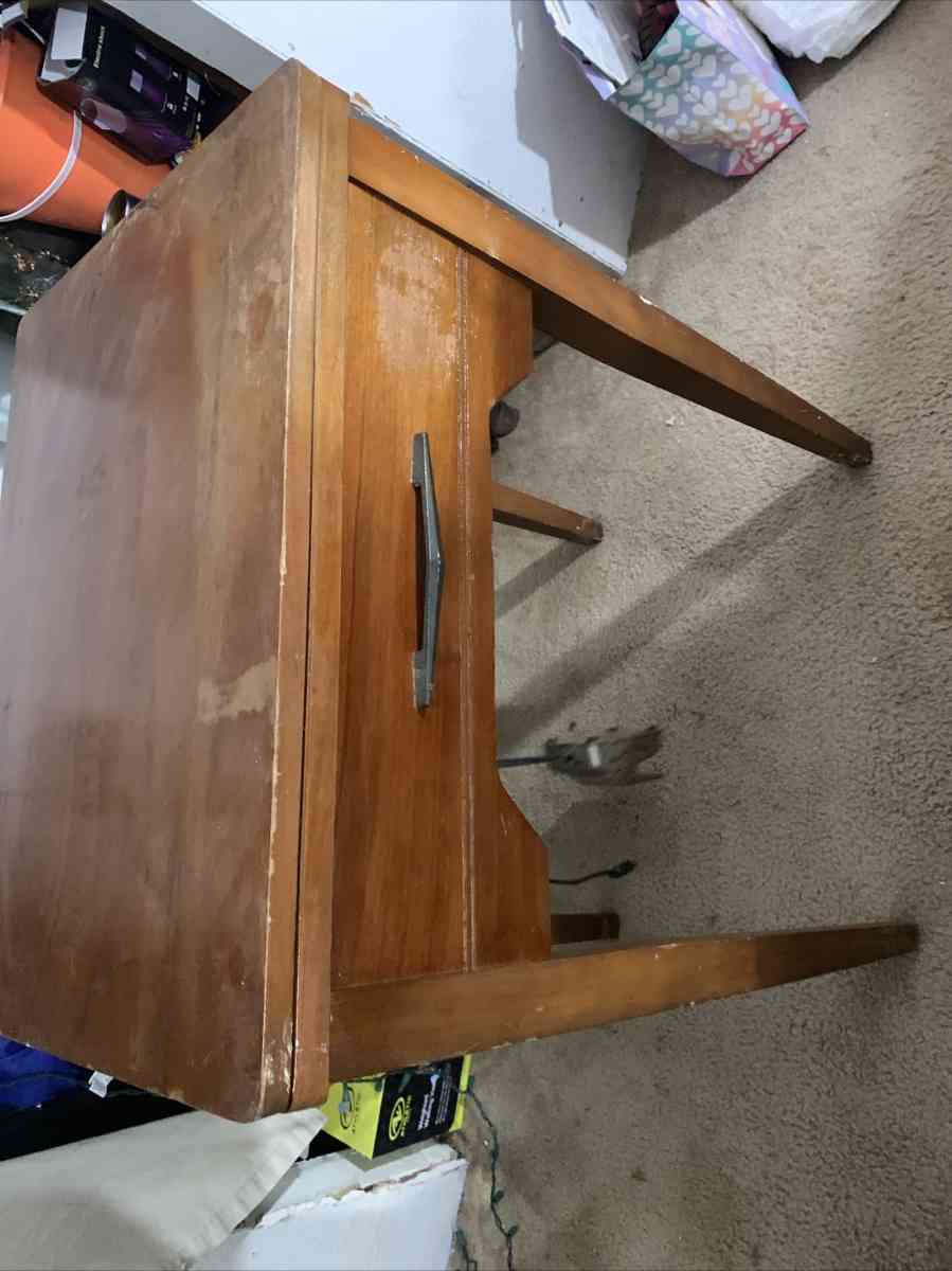 Vintage sewing machine by singer