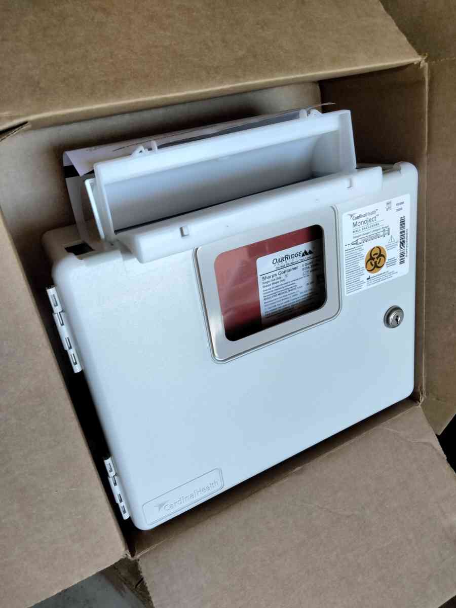 alamcenamiento de agujas desechables