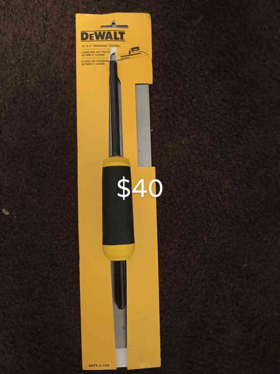DeWalt finishing trowel
