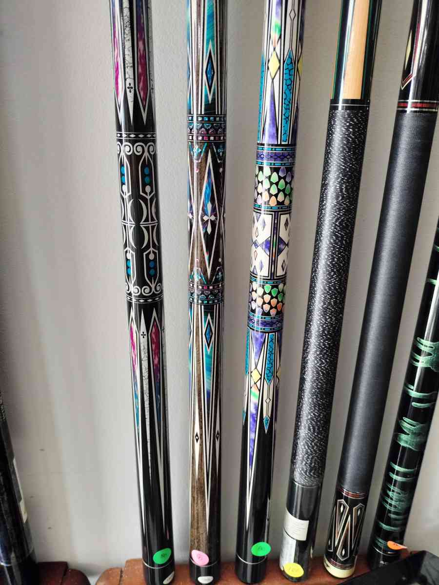 cue sticks