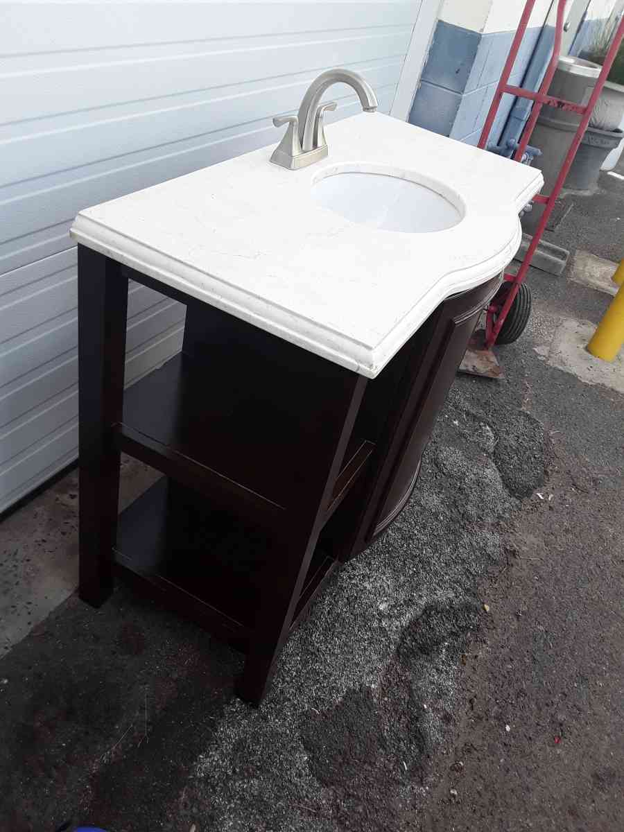 Nice Bathroom Vanity with Moen Faucet Very Clean Like New