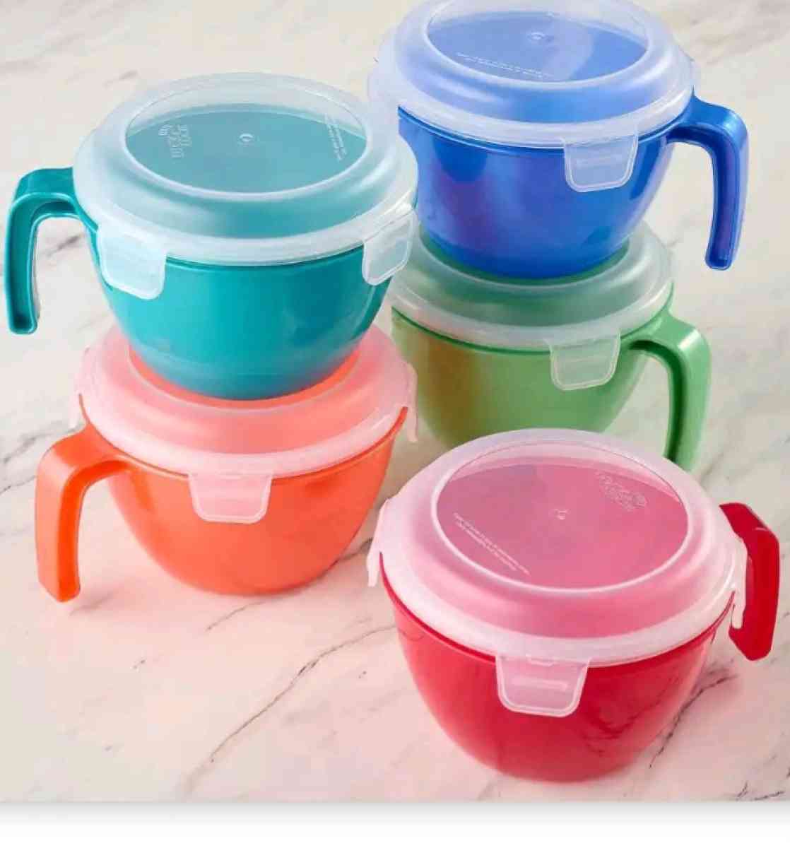 5 Lunch Bowls Easy to carry Ship anywhere