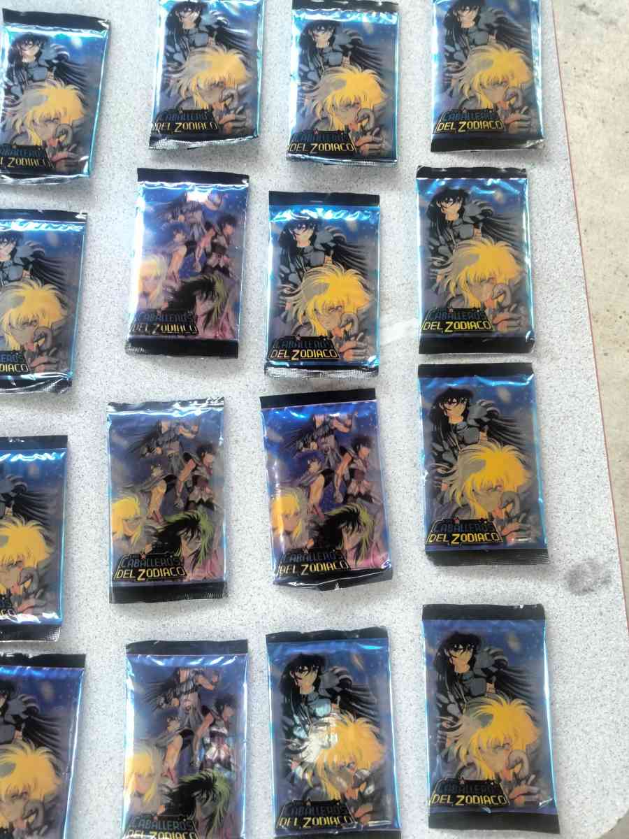 Vintage Caballeros del zodiaco cartas