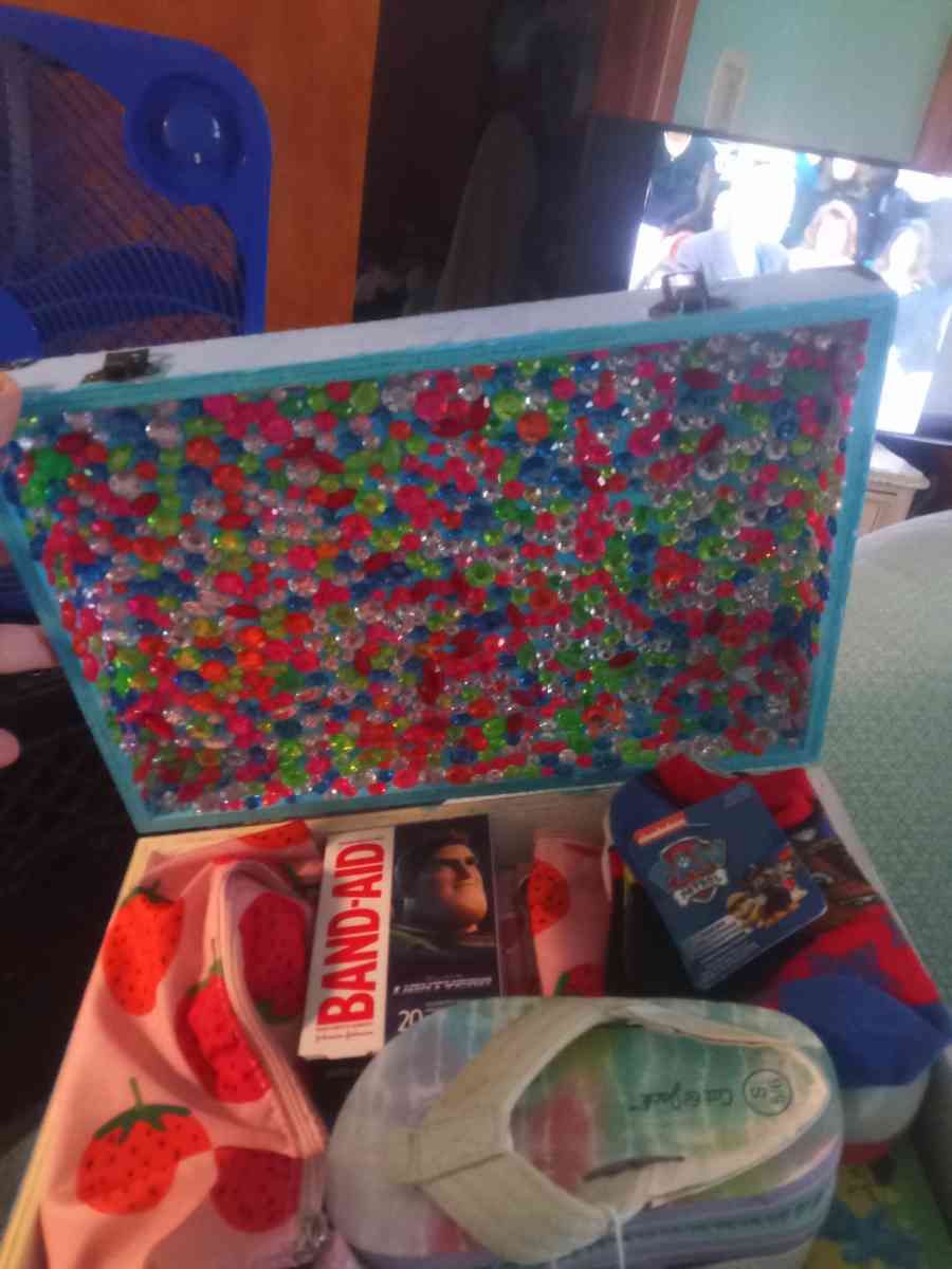 toys clothes shoes book six little school stuff band aid