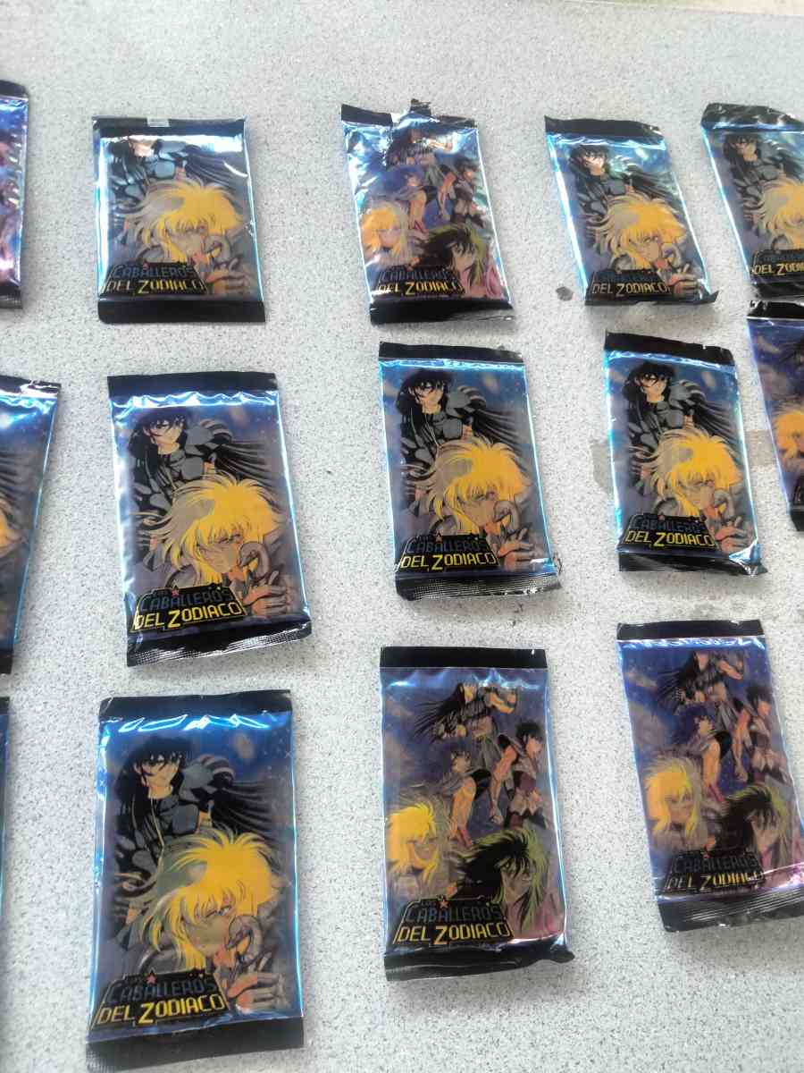 Vintage Caballeros del zodiaco cartas