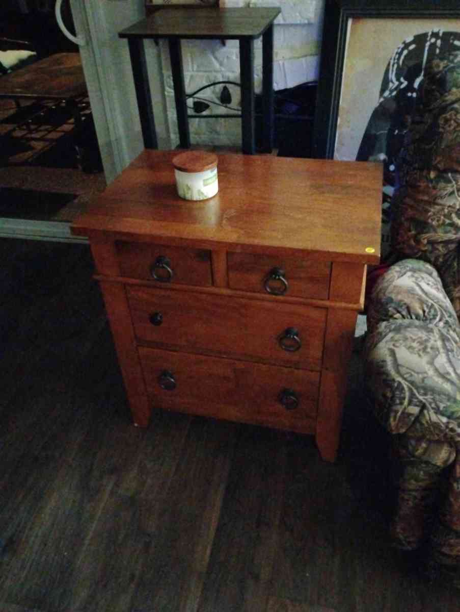 solid wood night stand or dresser
