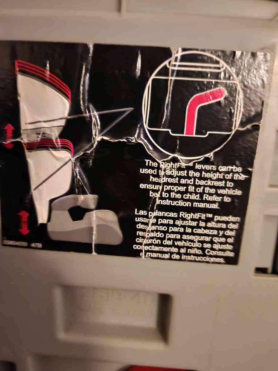 hight back booster seat