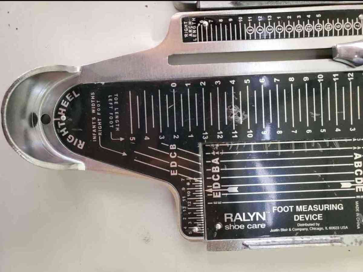 Jr Foot Measuring Tool  Pack Of 2  RRR Apparel