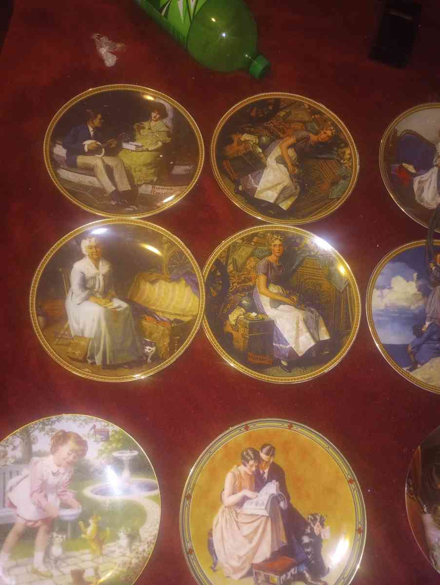 vintage kitchen decor plates