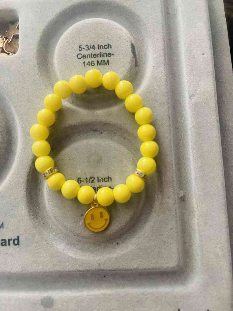 yellow bracelet