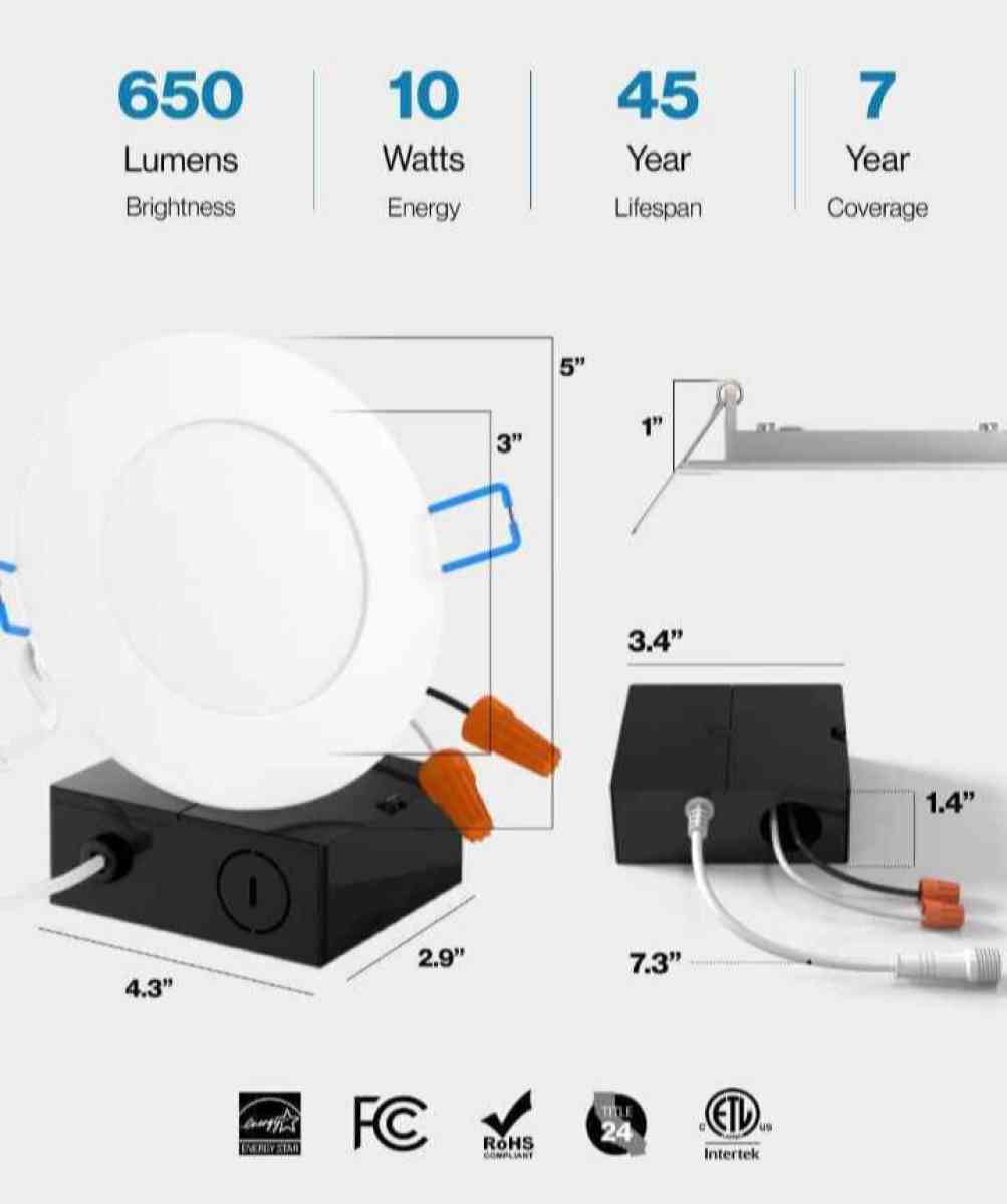 Brand New Ceiling Lights 16pk