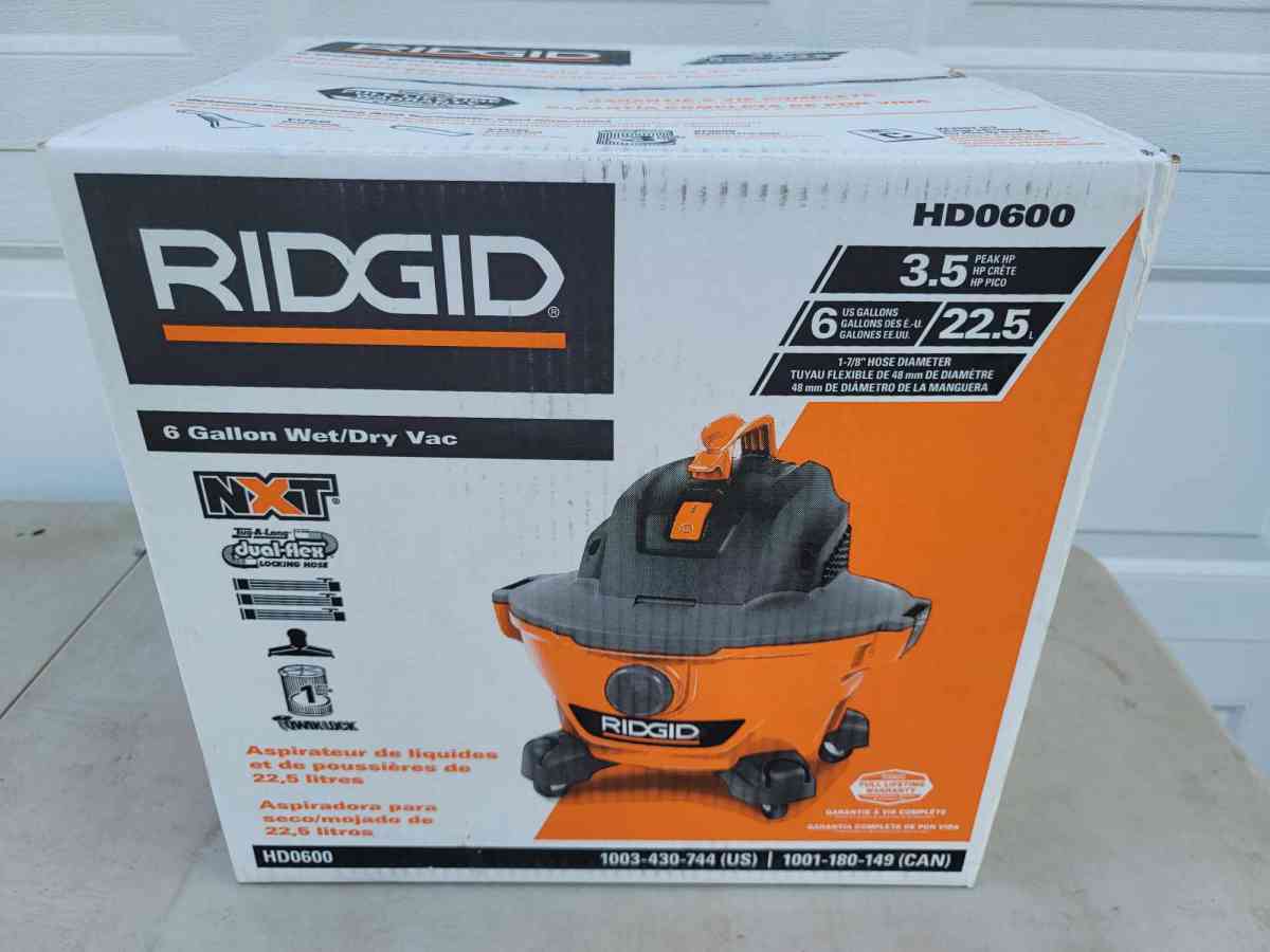 Ridgid HD0600 Wet Dry Shop Vac