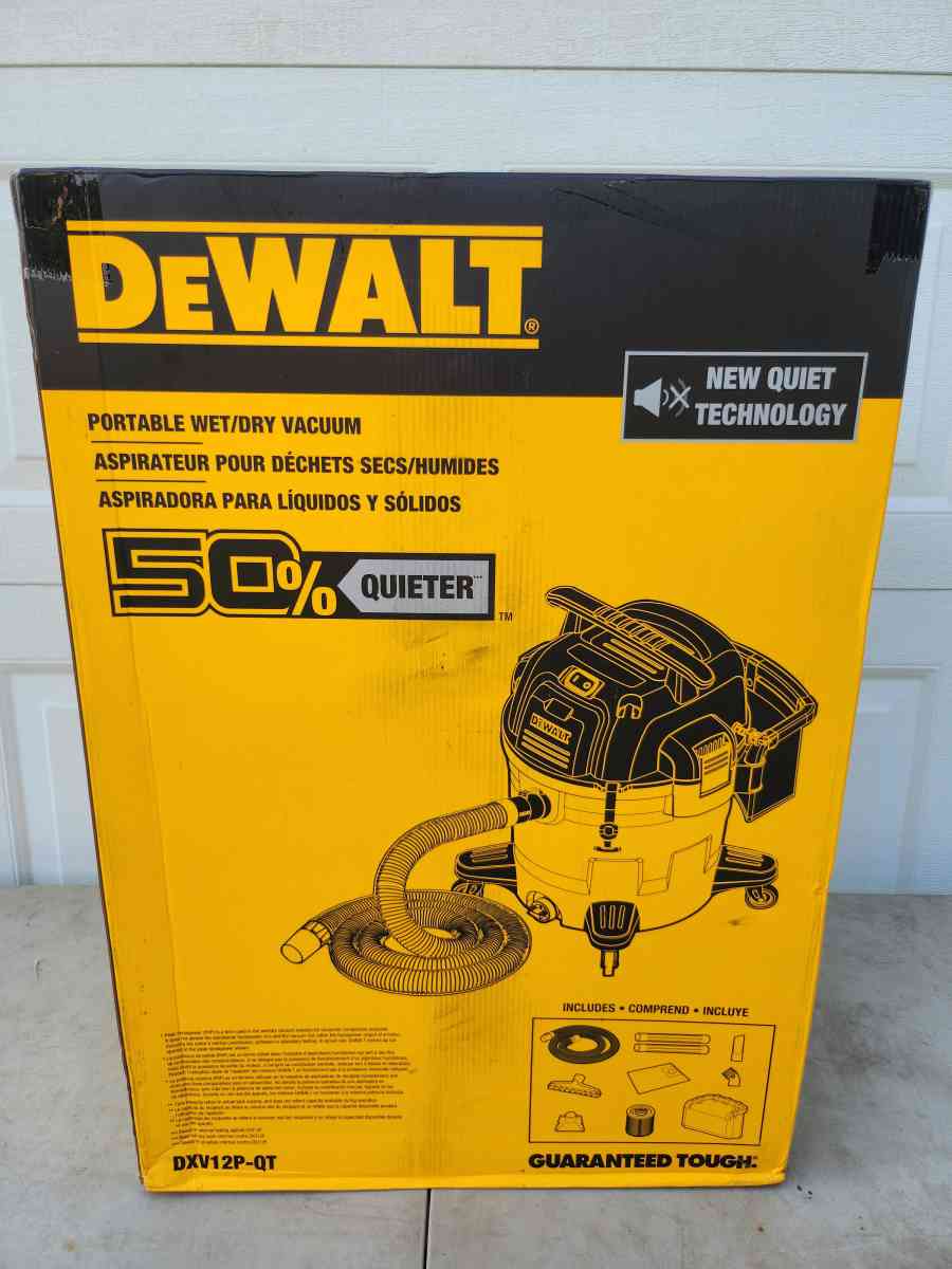 Dewalt Stealthsonic Quiet Wet Dry Shop Vacuum