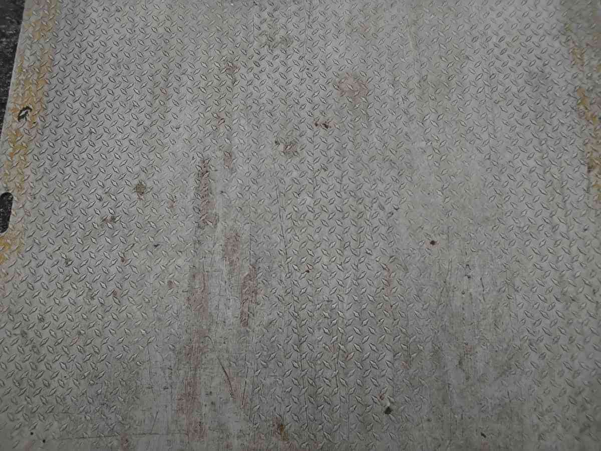 Nice All Aluminum Dock Plate with 4 Handles Like New