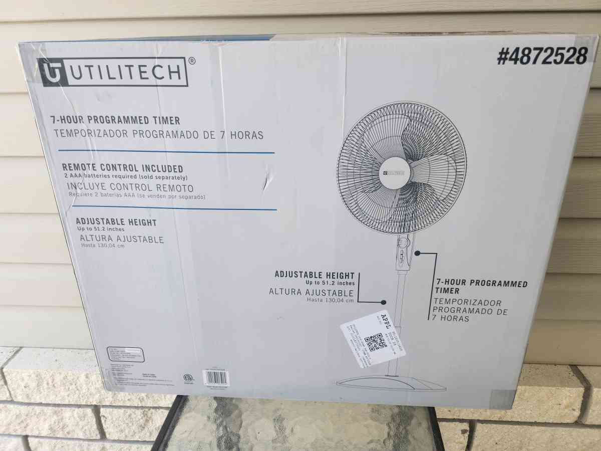 Utilitech 18 Inch Pedestal Fan