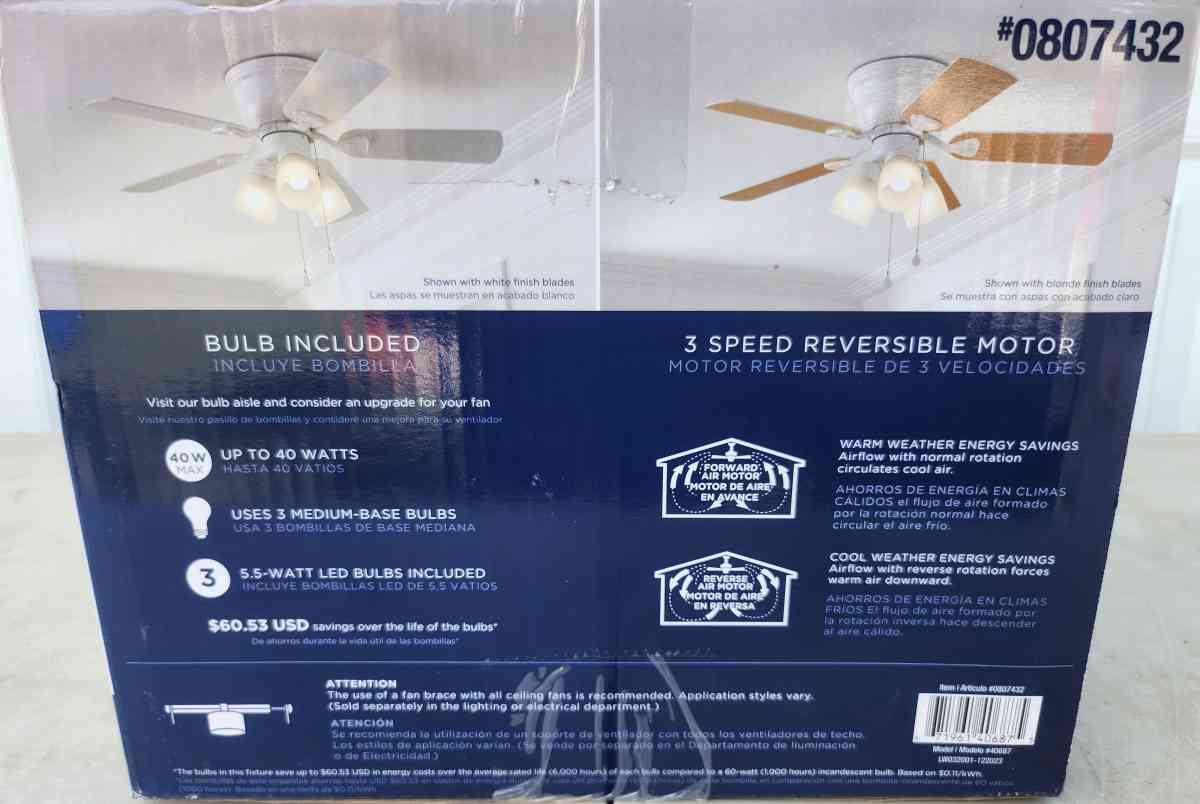 Harbor Breeze Centreville Ceiling Fan with Light Kit