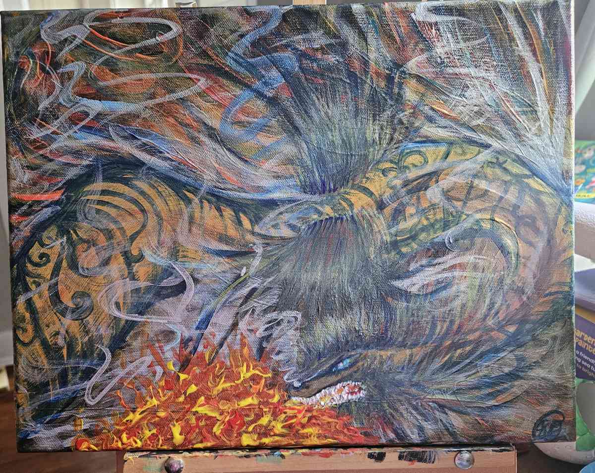 handmade Acrylic art