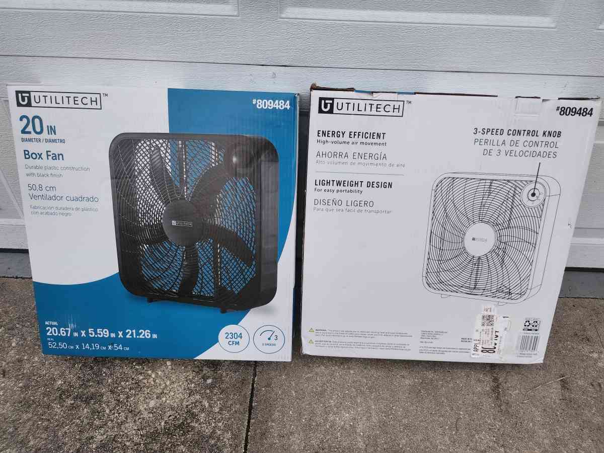 Utilitech 20 Inch Box Fan